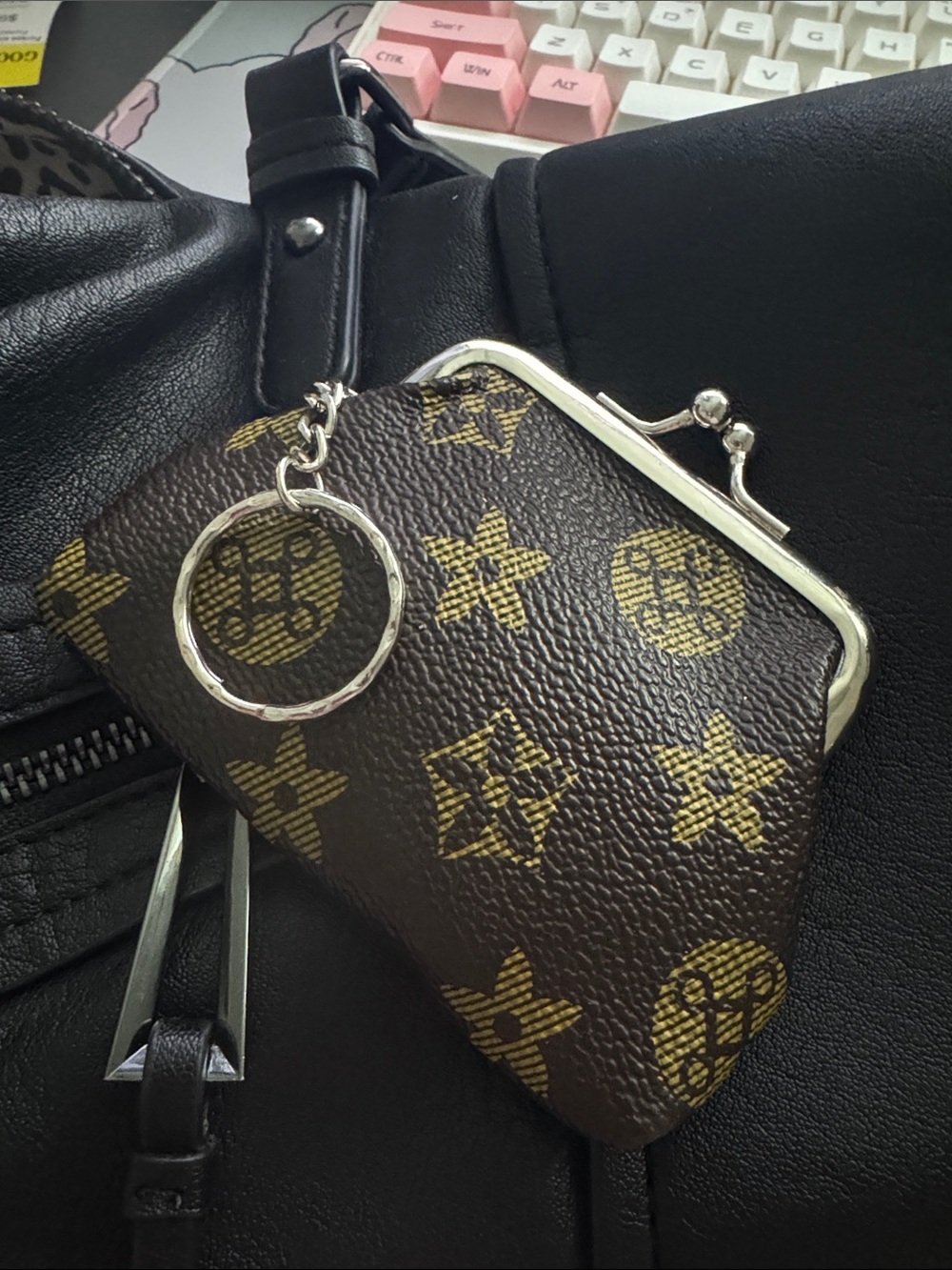 Designer-Style Lipstick or Car Purse Keychain